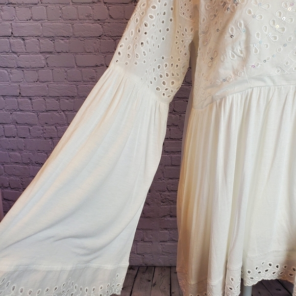 FREE People Sea Of Love eyelet tunic top sz. XS - Picture 11 of 13
